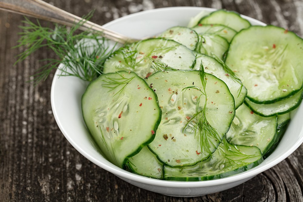Salade Detox Concombre – Citron – Menthe