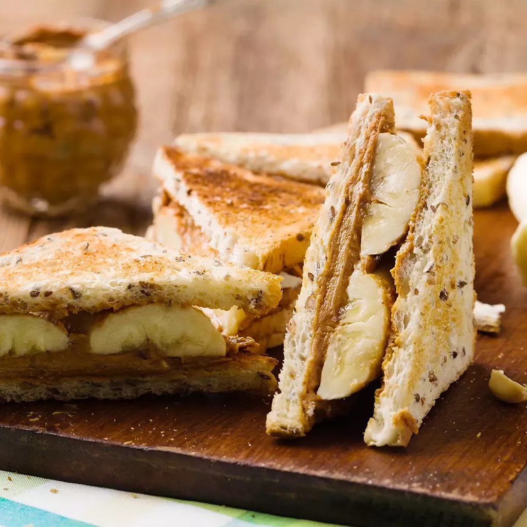 Sandwich Beurre de Cacahuète – Banane