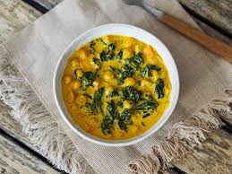 Curry de Pois Chiches – Épinards – Gingembre
