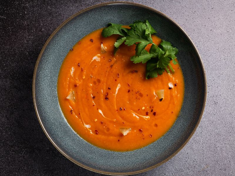 Soupe Carottes – Gingembre – Curcuma (anti-inflammatoire)