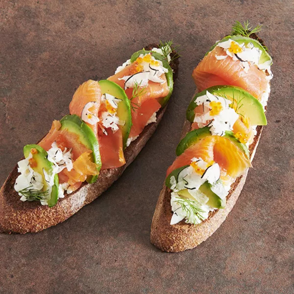 Tartines Saumon Fumé – Avocat – Citron