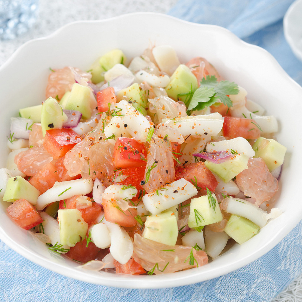 Salade d’Avocat – Pamplemousse – Noix