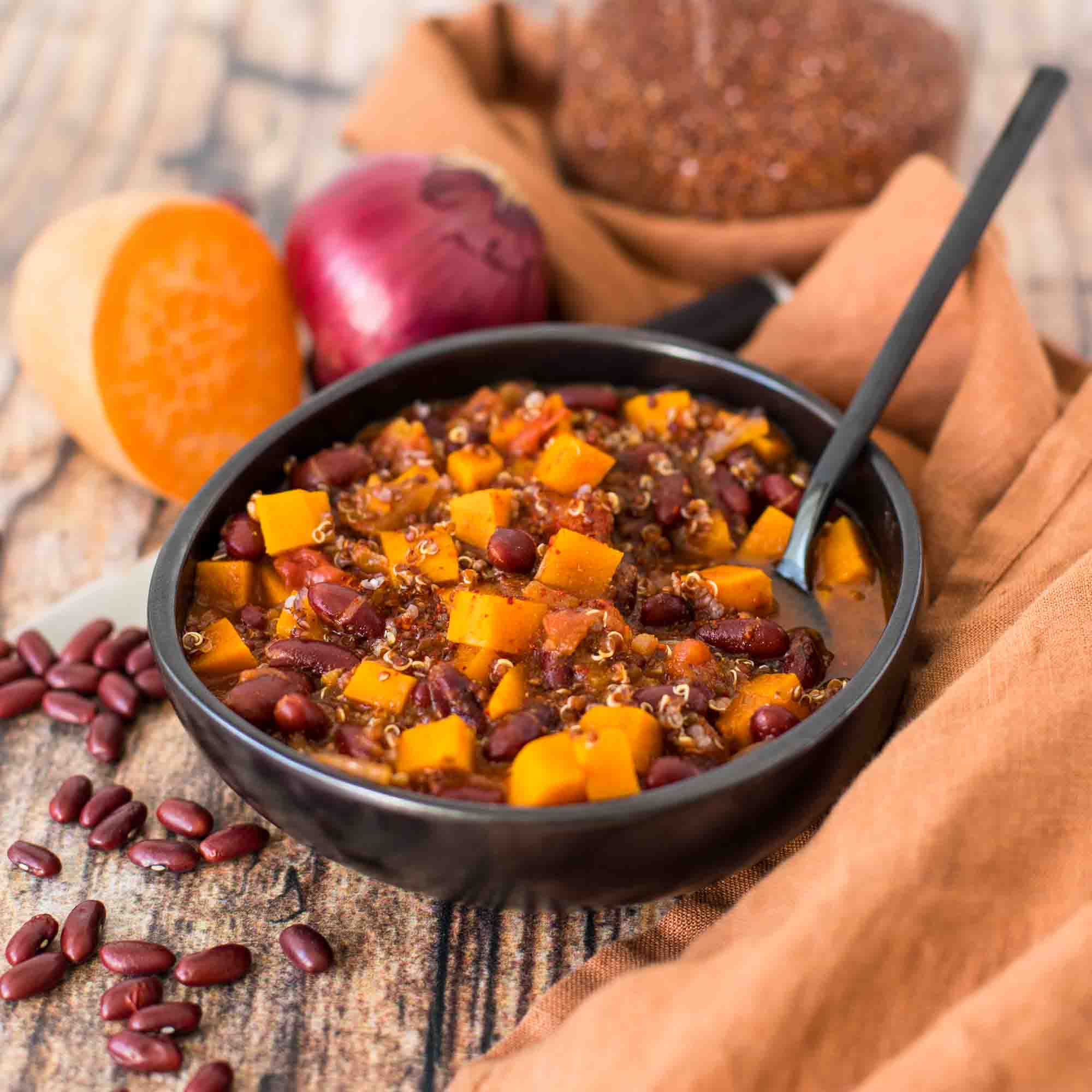 Chili Végétarien aux Haricots Rouges