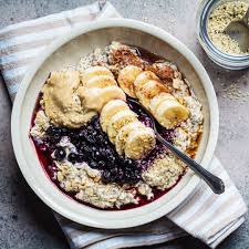 Porridge Avoine – Myrtilles – Amandes