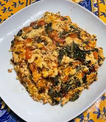 Omelette Épinards – Tomates Cerises