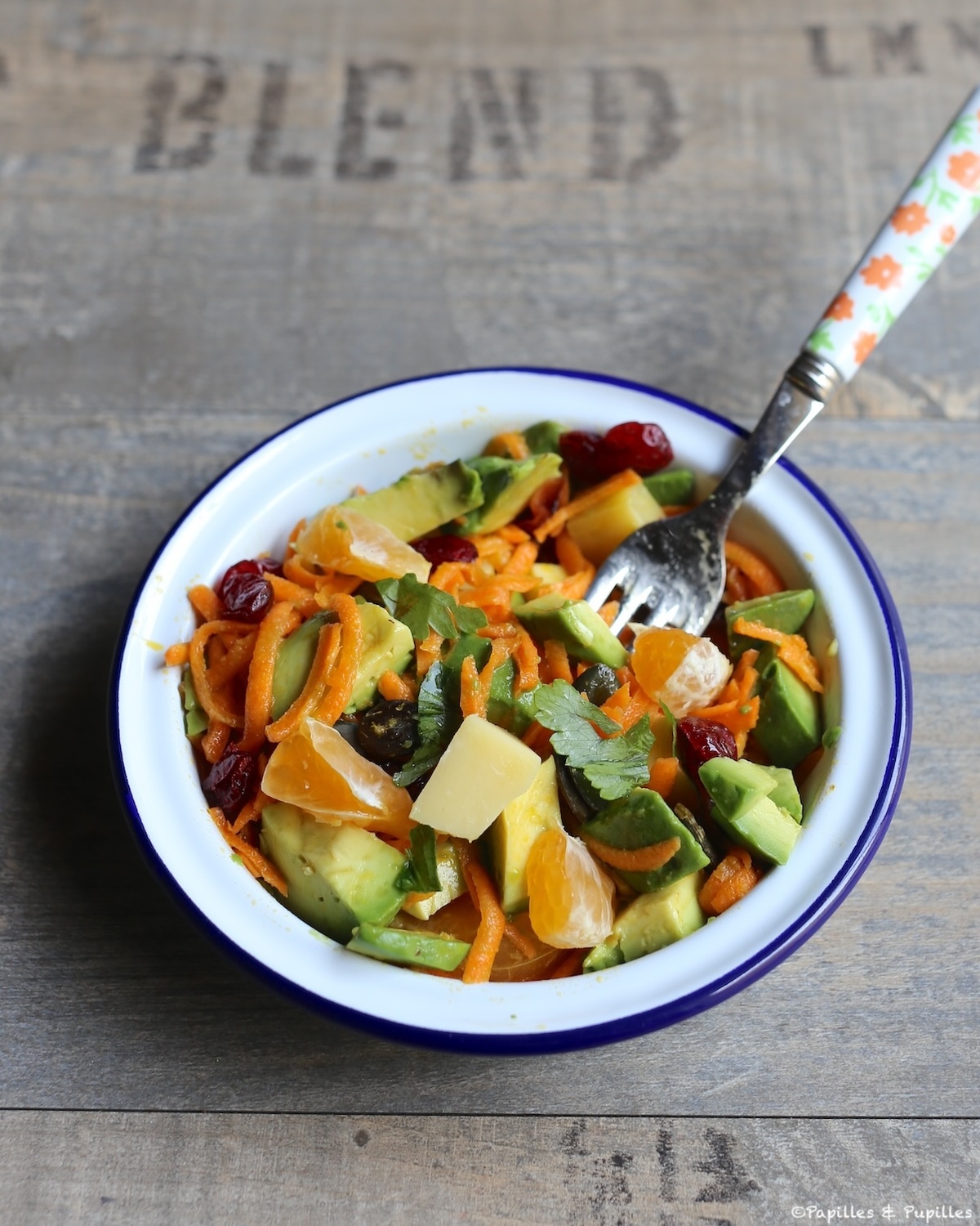 Salade Carottes – Avocat – Graines de Courge