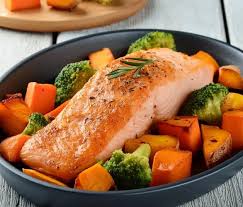 Saumon Grillé – Patate Douce – Brocoli