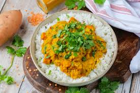 Curry de Lentilles – Patate Douce – Curcuma