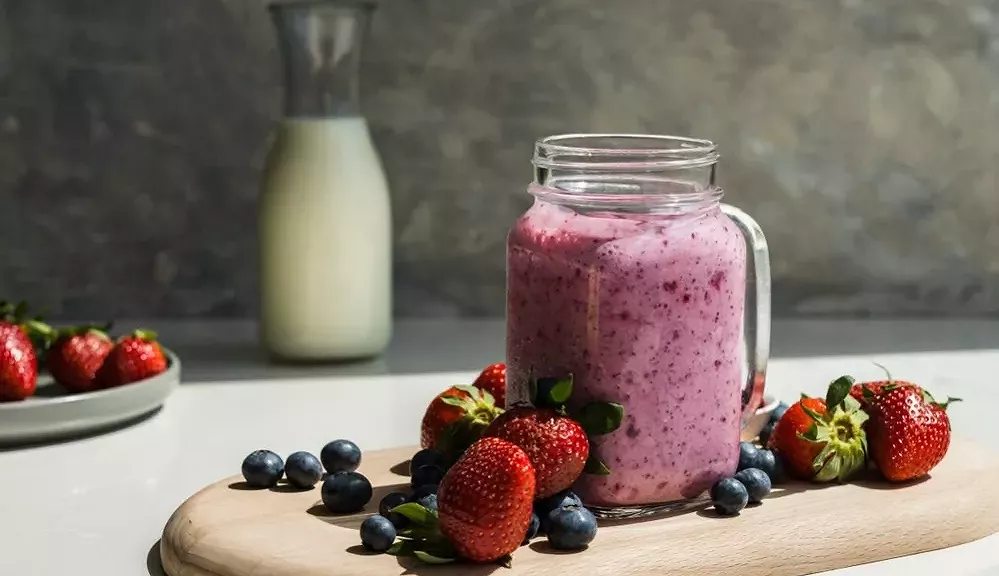 Smoothie Fraise – Lin – Yaourt