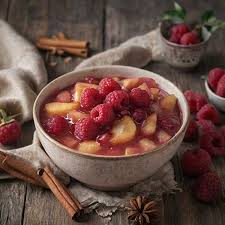 Compote Pomme – Framboise – Cannelle